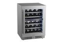 Landmark Stainless Steel 23-13/16 in. 4.76 cu. ft. Wine Cooler 