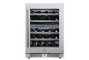 Landmark Stainless Steel 23-13/16 in. 4.76 cu. ft. Wine Cooler 