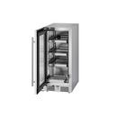 Landmark Stainless Steel 15 in. 2.89 cf Beverage Center with Left Hinge and Multi Color LED Light 