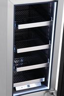 Landmark Stainless Steel 15 in. 2.89 cf Beverage Center with Left Hinge and Multi Color LED Light 