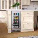 Landmark Stainless Steel 15 in. 2.89 cf Beverage Center with Left Hinge and Multi Color LED Light 