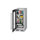 Landmark Stainless Steel 15 in. 2.89 cf Beverage Center with Left Hinge and Multi Color LED Light 