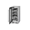 Landmark Stainless Steel 15 in. 2.89 cf Beverage Center with Left Hinge and Multi Color LED Light 