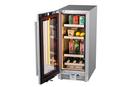 Landmark Stainless Steel 15 in. 1.5A 2.89 cf Beverage Center with Left Hinge 