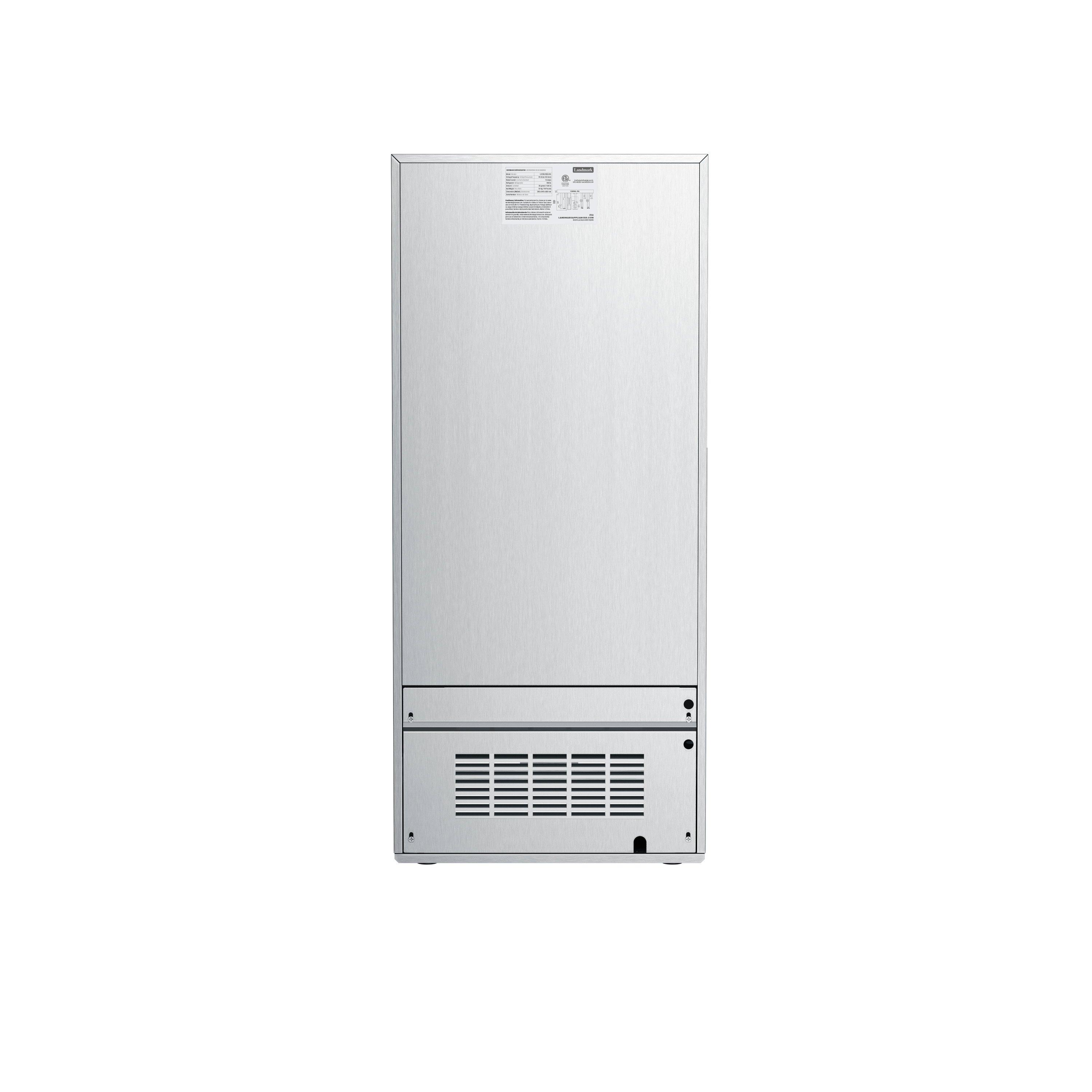 Landmark Stainless Steel 15 in. 1.5A 2.89 cf Beverage Center with Left Hinge 