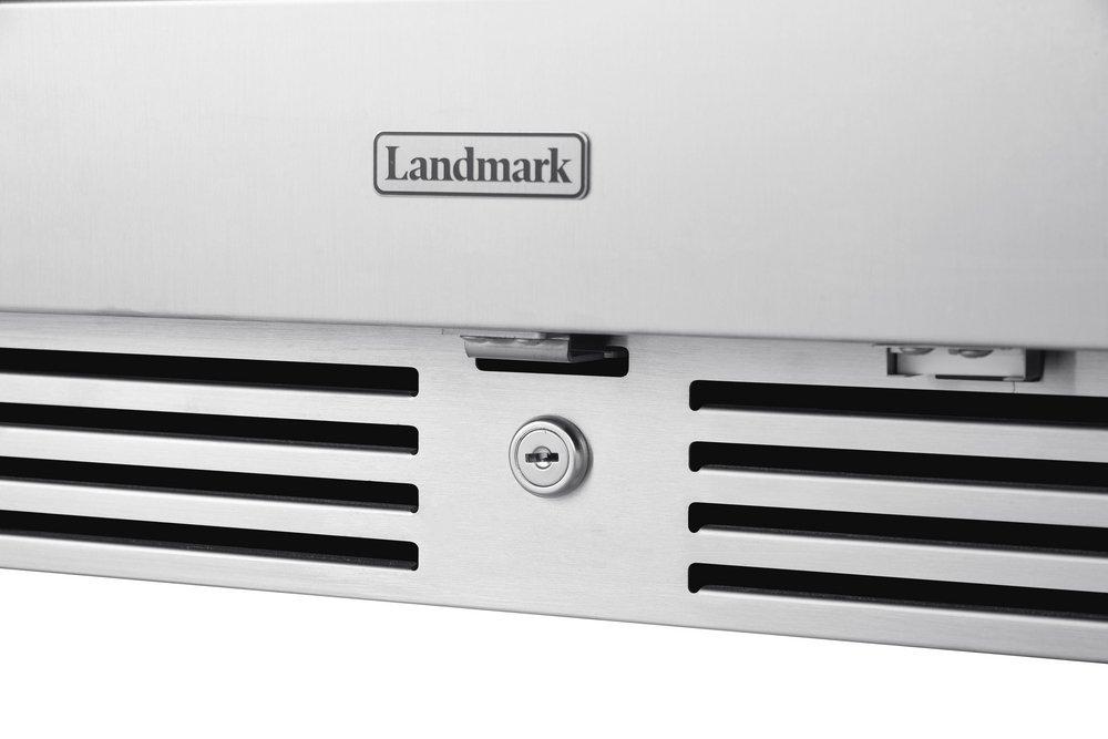 Landmark Stainless Steel 23-13/16 in. 5.21 cu. ft. Wine Cooler 