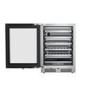 Landmark Stainless Steel 23-13/16 in. 5.21 cu. ft. Wine Cooler 