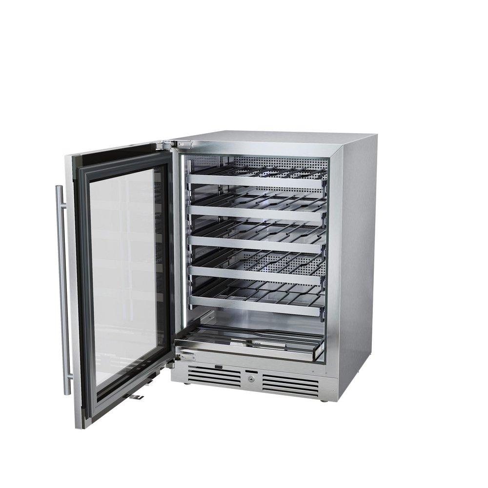 Landmark Stainless Steel 23-13/16 in. 5.21 cu. ft. Wine Cooler 