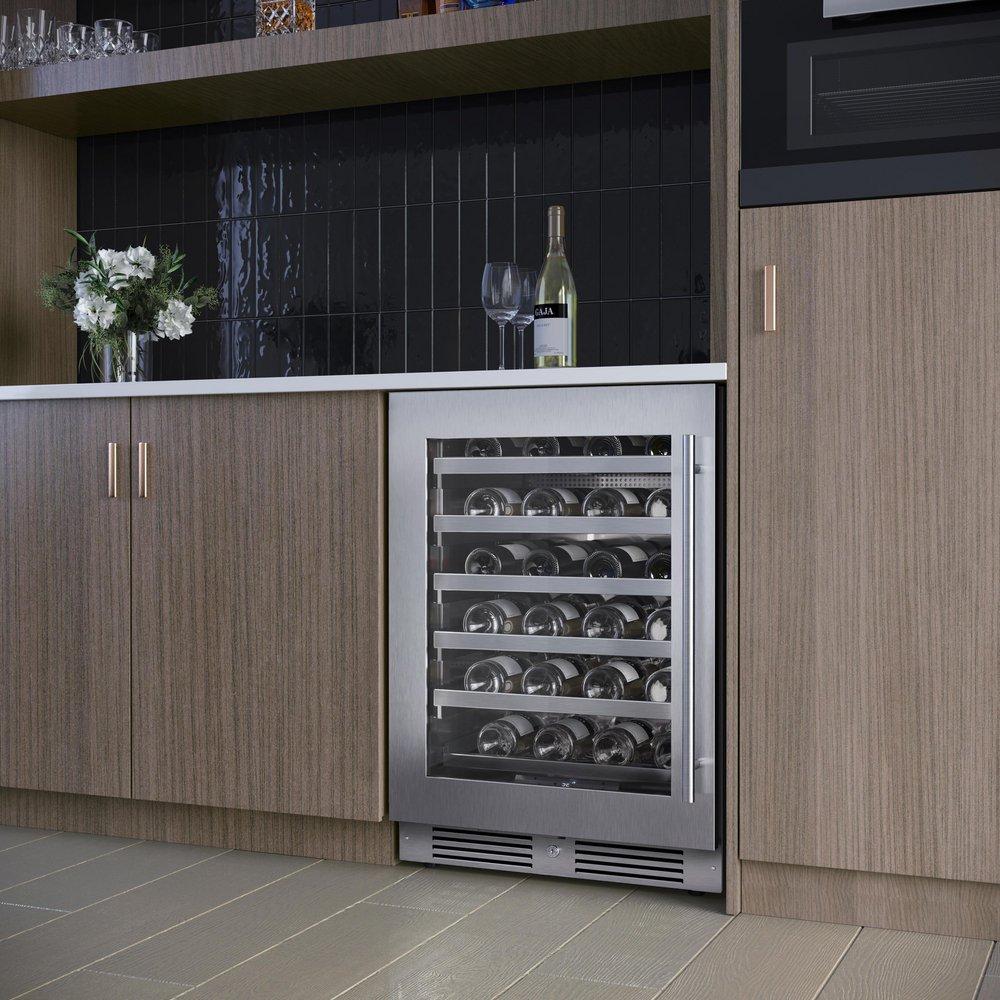 Landmark Stainless Steel 23-13/16 in. 5.21 cu. ft. Wine Cooler 