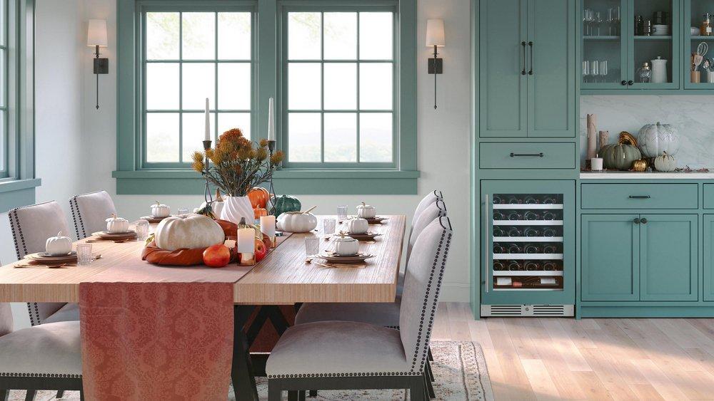 Landmark Stainless Steel 23-13/16 in. 5.21 cu. ft. Wine Cooler 