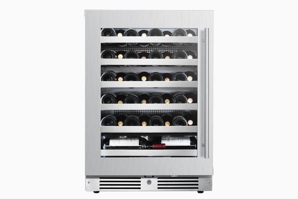 Landmark Stainless Steel 23-13/16 in. 5.21 cu. ft. Wine Cooler 