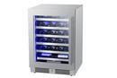 Landmark Stainless Steel 23-13/16 in. 5.21 cu. ft. Wine Cooler 