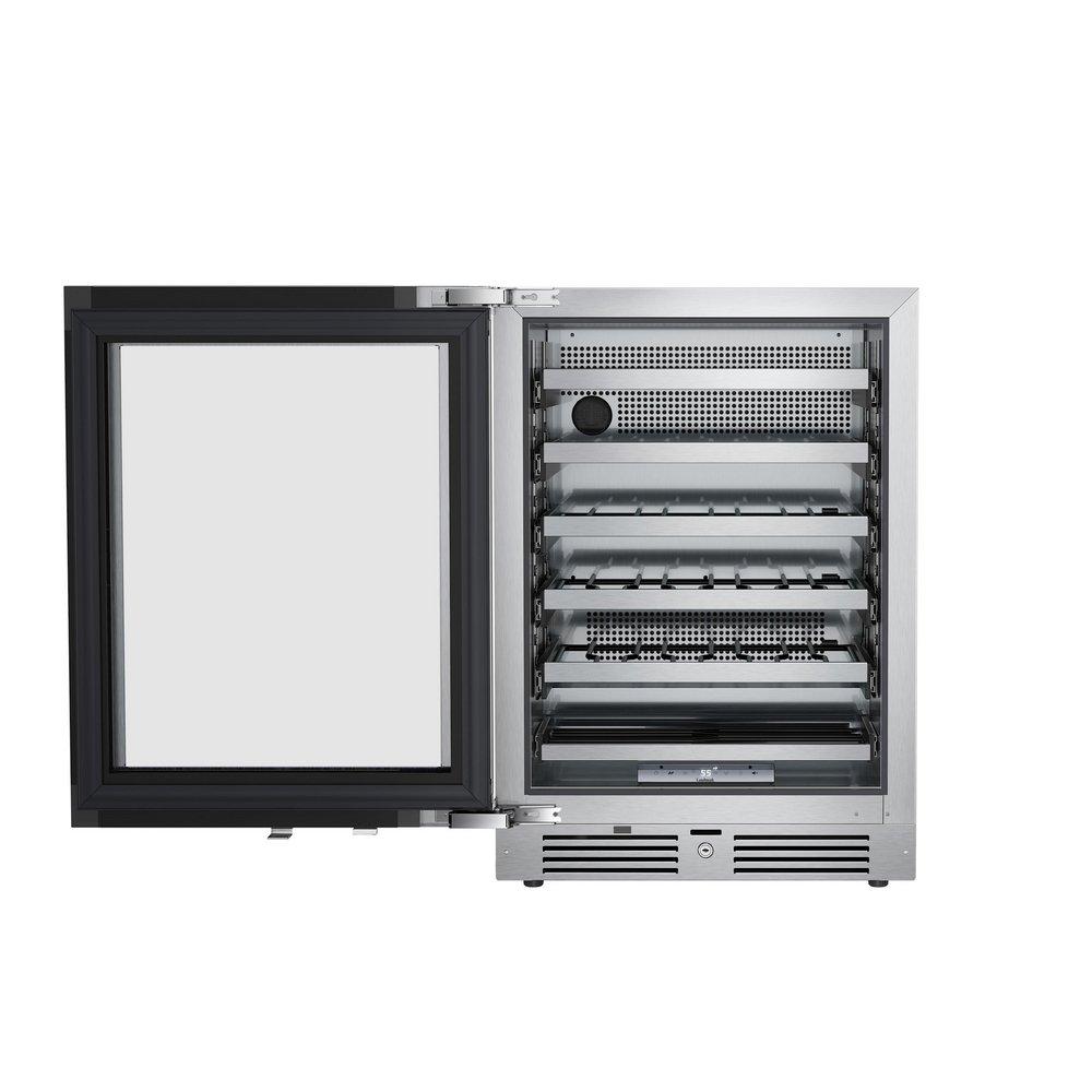 Landmark Stainless Steel 23-13/16 in. 5.21 cu. ft. Wine Cooler 