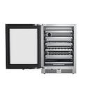 Landmark Stainless Steel 23-13/16 in. 5.21 cu. ft. Wine Cooler 
