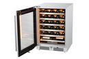 Landmark Stainless Steel 23-13/16 in. 5.21 cu. ft. Wine Cooler 