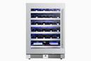 Landmark Stainless Steel 23-13/16 in. 5.21 cu. ft. Wine Cooler 