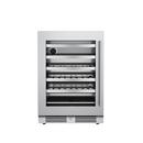 Landmark Stainless Steel 23-13/16 in. 5.21 cu. ft. Wine Cooler 