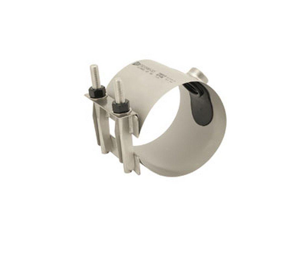 Ford Meter Box IP 304 Stainless Steel Single Strap Saddle with Buna-N Gasket for C900 PVC Pipe 