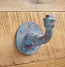 Signature Hardware Blue Patina Iron Pipe Hook 