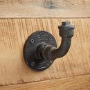 Iron Pipe Hook in Antique Iron