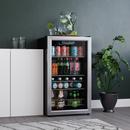 Edgestar Stainless Steel 18-7/8 in. 4 cu. ft. Beverage Cooler 