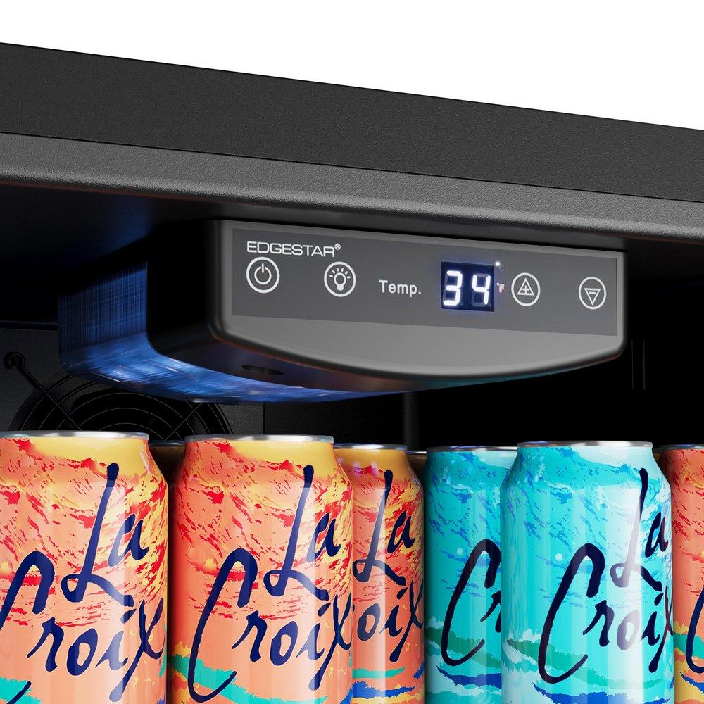 Edgestar Stainless Steel 18-7/8 in. 4 cu. ft. Beverage Cooler 