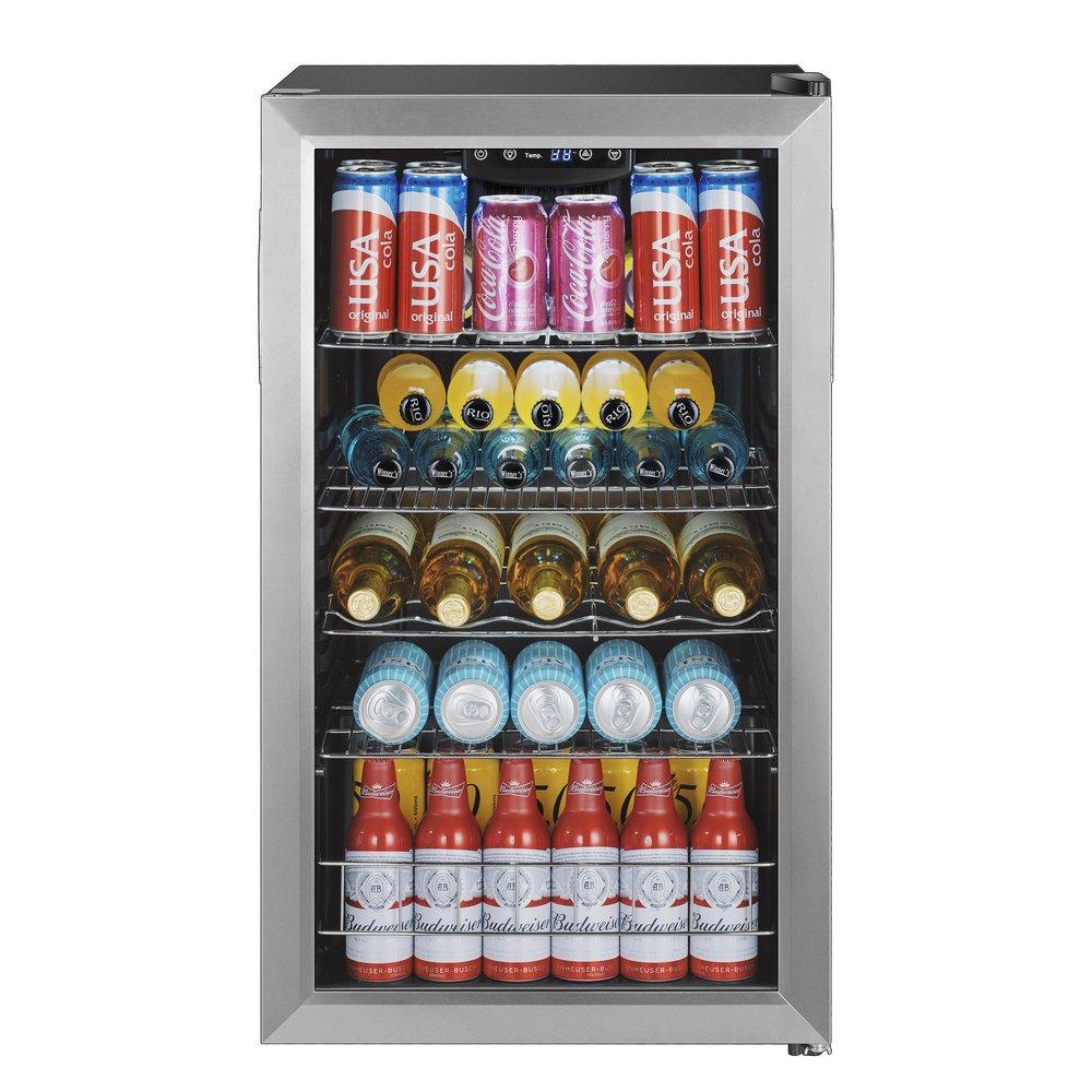 Edgestar Stainless Steel 18-7/8 in. 4 cu. ft. Beverage Cooler 