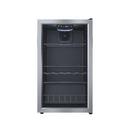 Edgestar Stainless Steel/Black 18-7/8 in. 4 cu. ft. Beverage Cooler 
