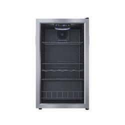 18-7/8 in. 4 cu. ft. Beverage Cooler in Black/Stainless Steel