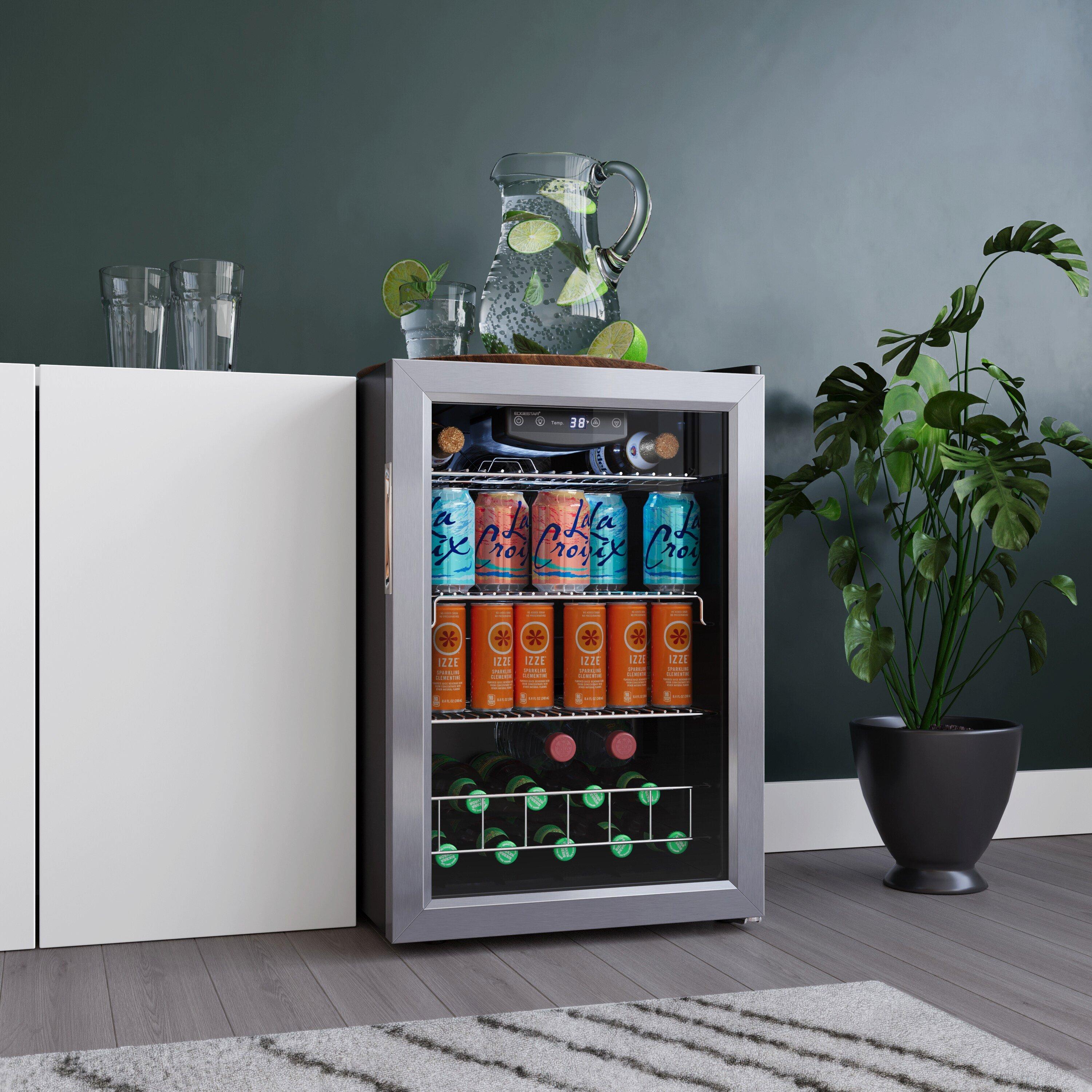 Edgestar Stainless Steel 17 in. 4.61 cu. ft. Beverage Cooler 