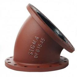 4 in. Flanged 125# Ductile Iron C110 Full Body 45 Degree Bend