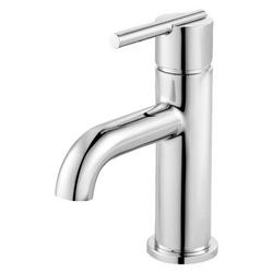 Single Handle Monoblock Bathroom Sink Faucet in Polished Chrome