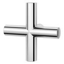 3-1/8 in. Metal Cross Handle in Polished Chrome