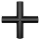 Pfister Matte Black 3-1/8 in. Metal Cross Handle 