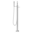 Pfister Polished Chrome Double Lever Handle Tub Floor Mount Filler with Hand Shower (Trim Only) 