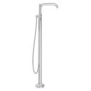 Pfister Polished Chrome Double Lever Handle Tub Floor Mount Filler with Hand Shower (Trim Only) 