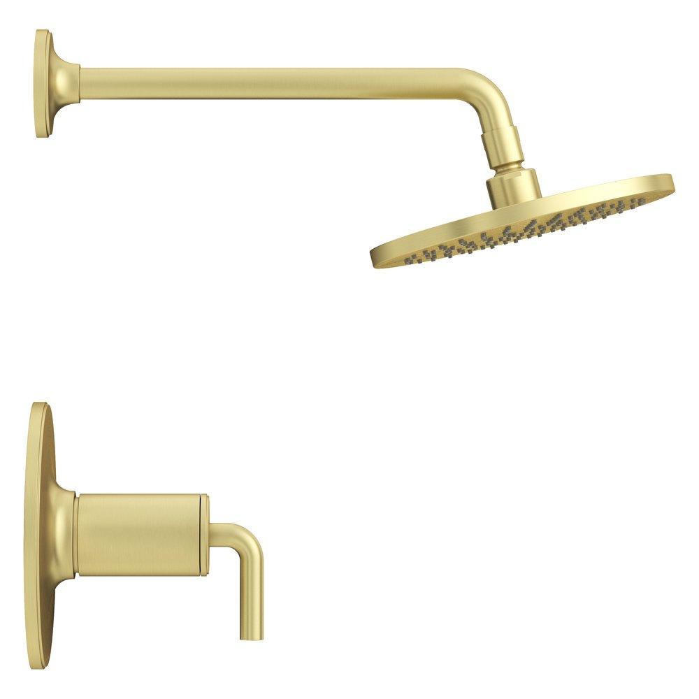 Pfister Brushed Gold Single Handle Single Function Shower Trim Only 
