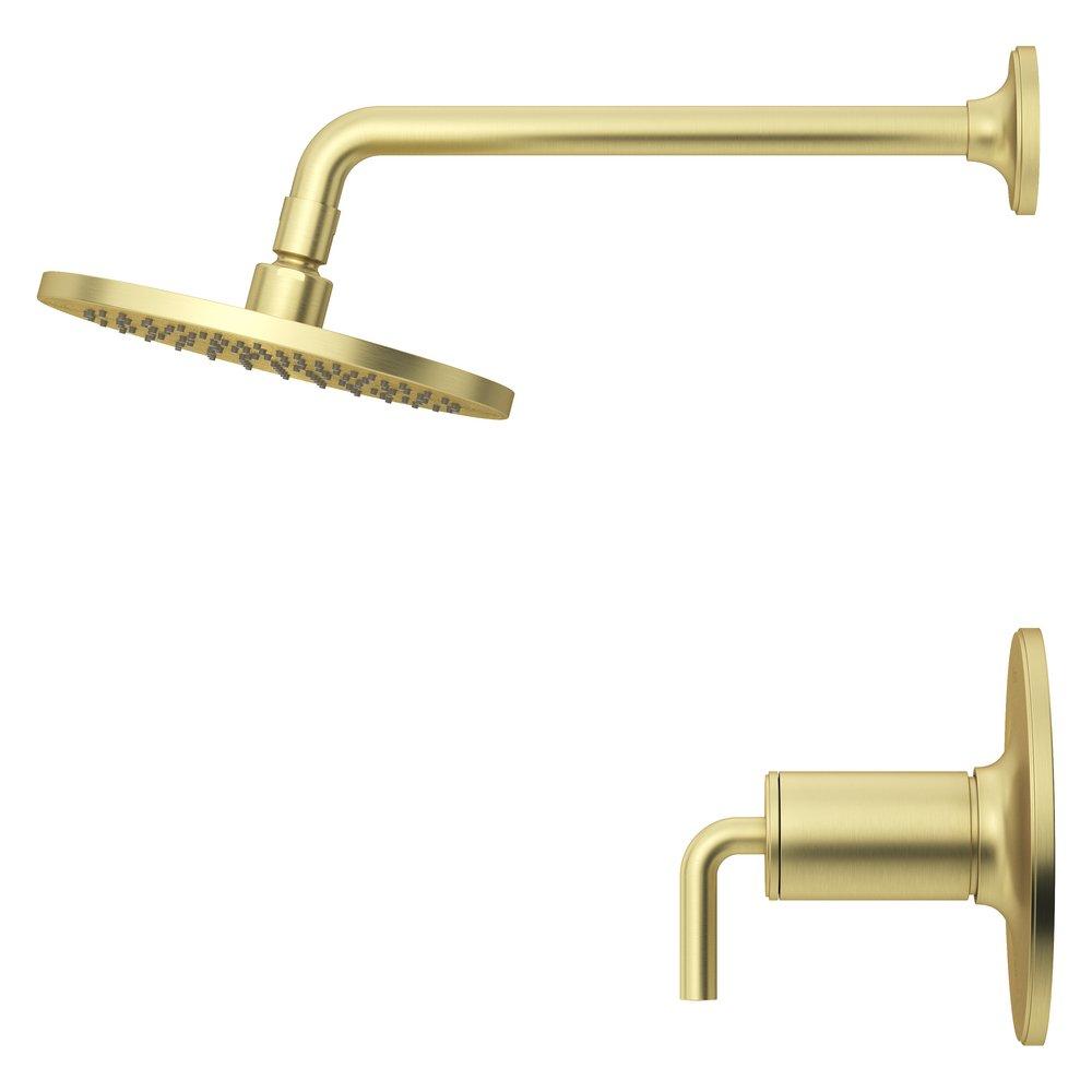 Pfister Brushed Gold Single Handle Single Function Shower Trim Only 
