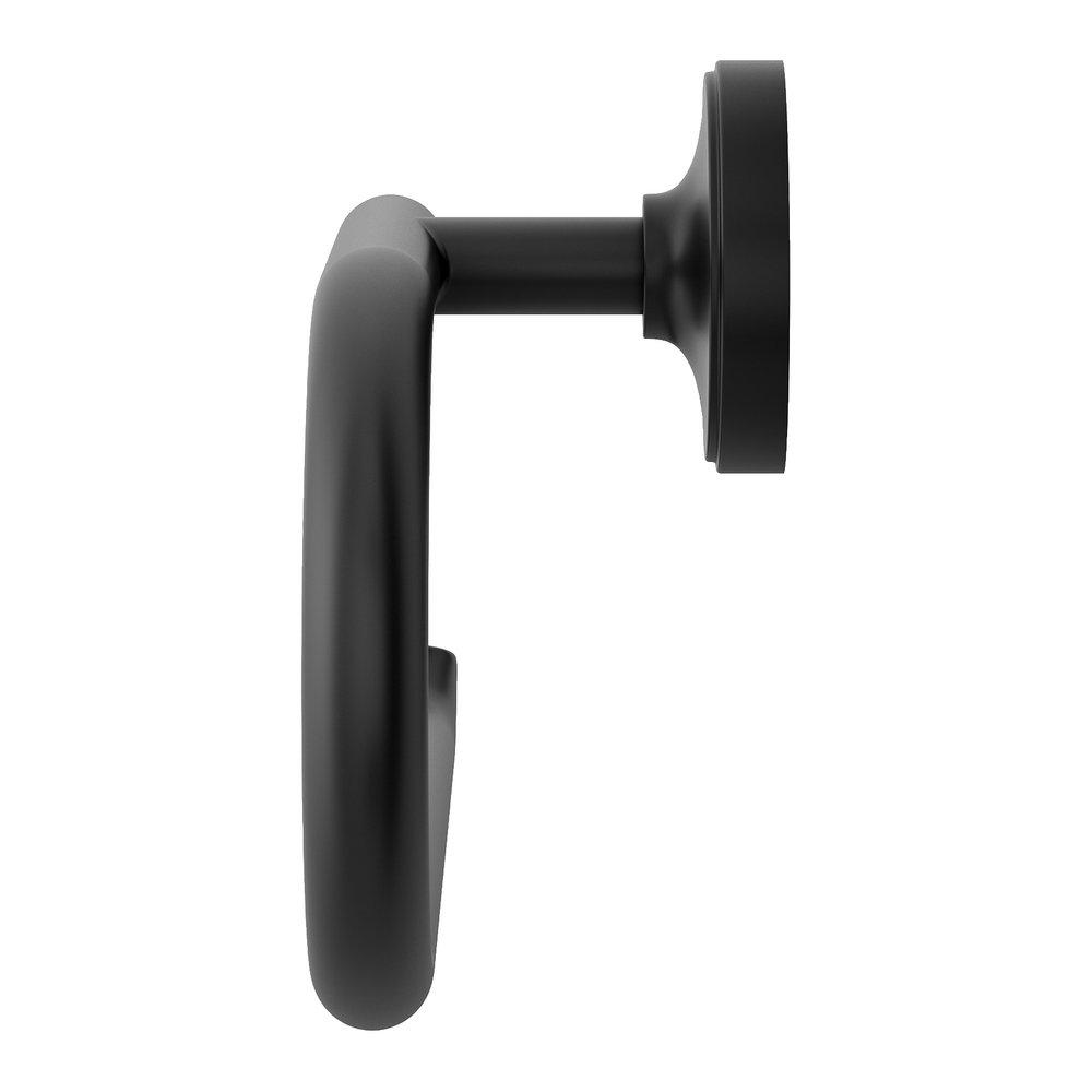 Pfister Matte Black Oval Open Towel Ring 