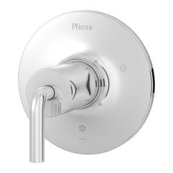 Single Handle Pressure Balancing Valve Trim in Polished Chrome