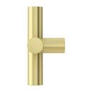 Pfister Brushed Gold 3-1/8 in. Metal Cross Handle 