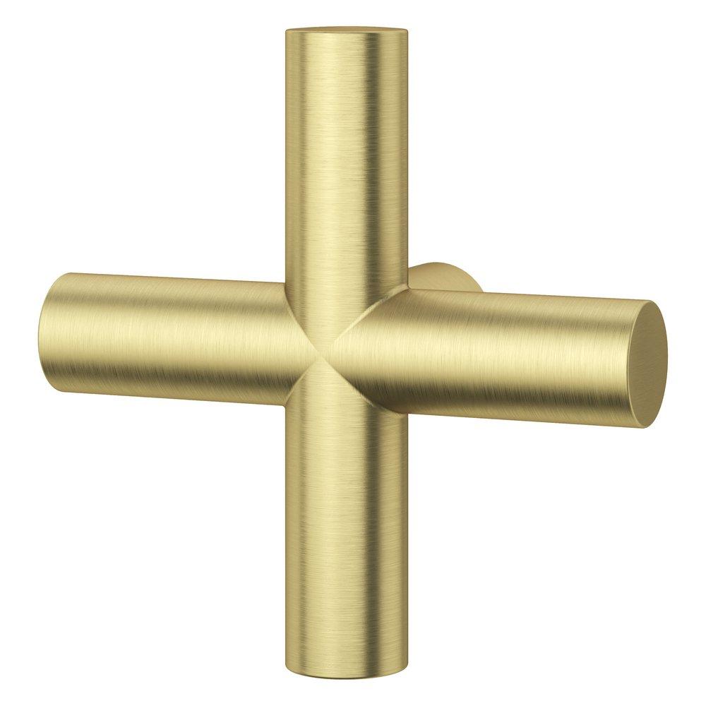 Pfister Brushed Gold 3-1/8 in. Metal Cross Handle 