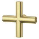 Pfister Brushed Gold 3-1/8 in. Metal Cross Handle 