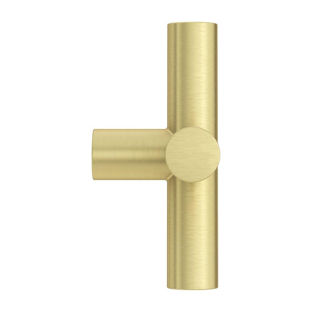 Pfister Brushed Gold 3-1/8 in. Metal Cross Handle 