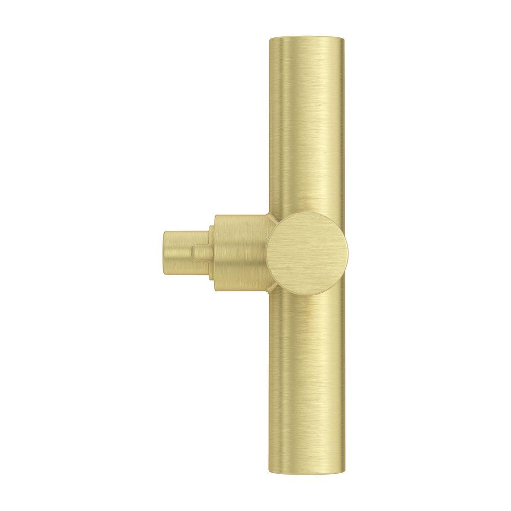 Pfister Brushed Gold 3-1/8 in. Metal Cross Handle 