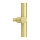 Pfister Brushed Gold 3-1/8 in. Metal Cross Handle 