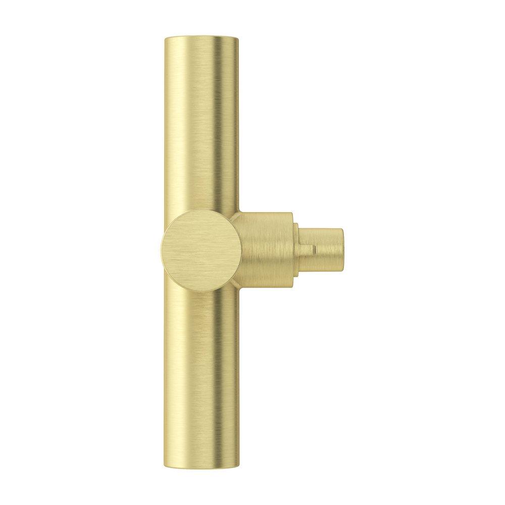 Pfister Brushed Gold 3-1/8 in. Metal Cross Handle 