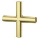 Pfister Brushed Gold 3-1/8 in. Metal Cross Handle 