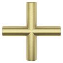 Pfister Brushed Gold 3-1/8 in. Metal Cross Handle 