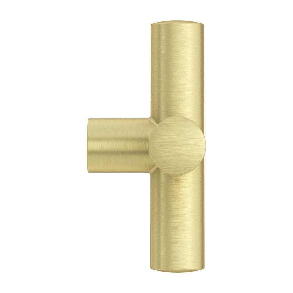 Pfister Brushed Gold 2-5/16 in. Metal Cross Handle 